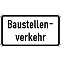 Verkehrszeichen 1007-38 StVO, Baustellenverkehr