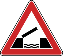 Verkehrszeichen 101-55 StVO, Bewegliche Brücke