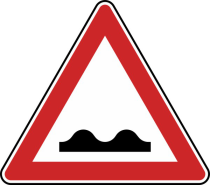 Verkehrszeichen 112 StVO, Unebene Fahrbahn