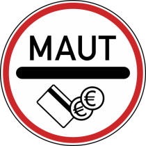 Verkehrszeichen 391 StVO, Mautstelle