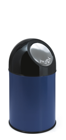 Abfallbehälter -Bullet Bin- 30 Liter aus Stahl, wahlweise mit Innenbehälter