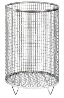 Abfallbehälter 'Nr. 2' 75 Liter aus Drahtgitter
