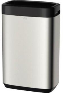 Tork Abfallbehälter Image Design 50l Edelstahl, schlank, attraktiv, wandbefestigbar, ohne Deckel