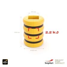 Modellbeispiel: S&auml;ulenanfahrschutz -Bounce One- (v.l. Art. 20554, 20555, 41565)