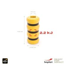 Modellbeispiele: S&auml;ulenanfahrschutz -Bounce Four- (v.l. Art. 22226, 22227)