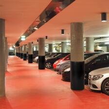 Anwendungsbeispiel: S&auml;ulenschutzprofil -Defender R20- f&uuml;r Runds&auml;ulen (Art.