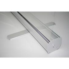 Detailansicht: Hygiene-Roll-Up aus transparenter PET-Folie (Art. 39937)