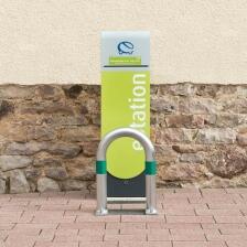 Modellbeispiel: Schutzb&uuml;gel -City- zum Schutz v. Lades&auml;ulen (Art. 40525)