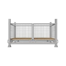 Modellbeispiel: zeigt 2x Korb zur Lagerung von K&ouml;pfen von Schalungsst&uuml;tzen, eingesetzt