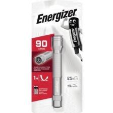 Energizer Metall Taschenlampe E300695900, LED, 2AA, silber, 60 lm, 41 h, sto&szlig;fest bis 1m