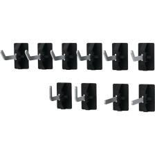 Werkzeughaltersortiment SimplaClip 10-tlg, 6 schr&auml;g, 2 senkrecht, 2 gerade, f&uuml;r 10x10mm