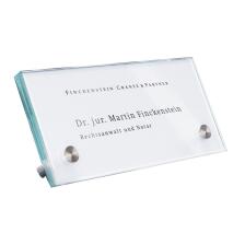 Anwendungsbeispiel: Tischaufsteller -Cristallo- Art. cr2910