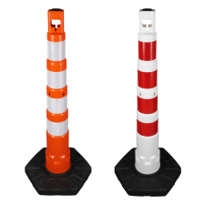 Modellbeispiel: Kettenpfosten 4er Set -GigaMAX- in rot/weiß oder weiß/rot erhältlich (v.l. 40514, 40515)