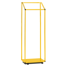 Modellbeispiel: Müllsackständer -Cubo Aurelio- für 1000 Liter in gelb (Art. 17051) mit Fahrwerksatz (Art. 17072)