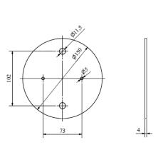 Technische Ansicht: Bodenparker Typ 3100