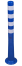 Modellbeispiel: Absperrpfosten -Elasto Blue- ø 80 mm, mit retroreflektierenden Streifen, überfahrbar, Höhe 1000 mm, Art. 37874