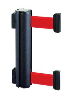 Wandgurtkassette 'Beltrac Wall Mount Double L' aus Aluminium, Gurtlänge 2x 3,70 m, versch. Farben