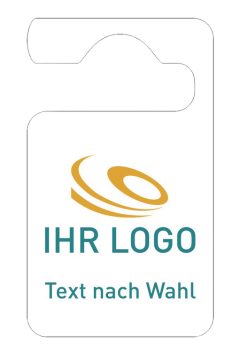 Parkausweis mit individuellem Logo / Text und Farbe nach Wahl