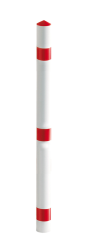 Absperrpfosten -Acero- ø 76 mm aus Stahl, umlegbar, herausnehmbar oder feststehend