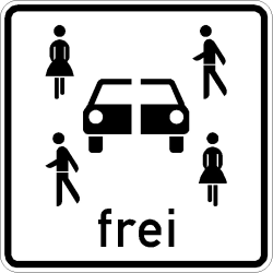 Verkehrszeichen 1024-21 StVO, Carsharing-Fahrzeuge frei