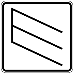 Verkehrszeichen 1053-39 StVO, Schrägparken als Sinnbild