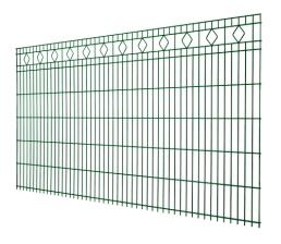 Modellbeispiel: Zaunfeld -Barcelona- RAL 6005 moosgr&uuml;n (Art. 24448)