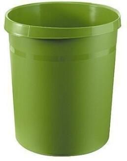 HAN Papierkorb GRIP 18L, konisch, Kunststoff, Farben: grün, lichtgrau, schwarz, blau, gelb, rot,