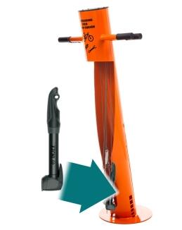 Fahrrad-Servicestation Modell BM2022, zum Aufdübeln, feuerverzinkt und beschichtet