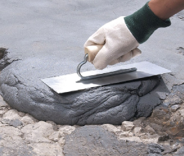 Anwendungsbeispiel: Für viele Reparaturen, wie abgenutzte Böden und Stufen sowie Kanten bis zu 50 mm Dicke