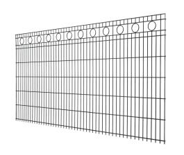 Modellbeispiel: Zaunfeld -Rom- RAL 7016 anthrazitgrau (Art. 24467)