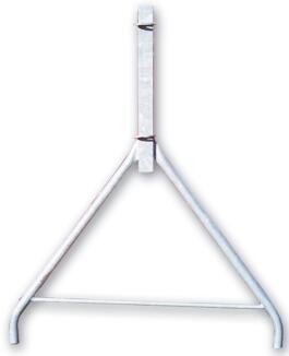 Schrankenständer mit 2 Flanschen, Höhe 1,10 m