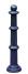 Modellbeispiel: Mini-Stilpoller aus Aluminium -ortsfest- (Art. 495mbsonder)