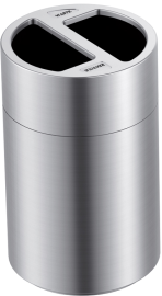 Abfallbehälter -P-Bins 115- 2x60 Liter aus Aluminium