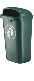 Abfallbehälter -P-Bins 90- 50 Liter aus Kunststoff, feuerfest