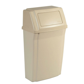 Abfallbehälter -Slim Jim- Rubbermaid 56,8 Liter aus PP, Wandmontage