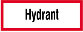 Hinweisschild, Hydrant