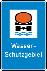 Verkehrszeichen 354 StVO, Wasserschutzgebiet