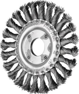 Rundbürste PFERD RBG 115mm oder 125mm, Drahtstärke 0,5mm, für Metallbau, Entzundern, Entrosten