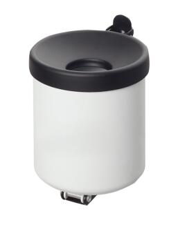 Wandascher 'Cubo Alberto' 0,6 Liter aus Stahl, wahlweise mit Edelstahl-Dach