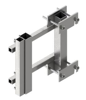 Modellbeispiel: Leitplankenhalterung Typ 3 nach TL mit Ausleger (Art. 37073)