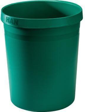 HAN Papierkorb KARMA 18L, &ouml;ko-gr&uuml;n, &ouml;ko-schwarz, &ouml;ko-blau, &ouml;ko-rot, Recycling-Kunststoff, Made in Germany