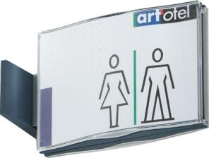 Anwendungsbeispiel: Fahnenschild -Ocean Designo- Art. oc1651