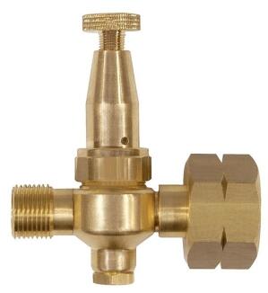 Propankleindruckregler Mini ohne Manometer, 0,5-4 Bar, 6 kg/h, W 21,8x1/14 Zoll, KAYSER