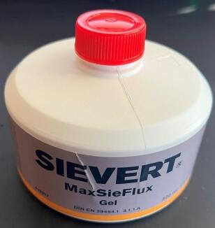 Lötwasser MaxSieFlux Gel 320ml, Flussmittel für Titanzink, Kupfer, Edelstahl, Marke SIEVERT