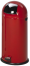 Modellbeispiel: Abfallbehälter -Cubo Tadeo- 52 Liter, aus Stahl, ohne Fußpedal, in rot (Art. 16438)