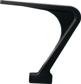 Armlehne für Bürodrehstuhl, schwarz, starr oder höhenverstellbar TOPSTAR