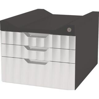 SIEGMUND Schweiß- und Spanntisch Set, Sub Table Box, 3 Schubladen, abschließbar, inkl. Schlüssel