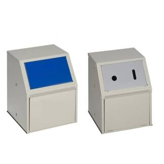 Abfallbehälter 'Cubo Roberto' 23 Liter aus Stahl, wahlweise als Wertstoffsammelbehälter für