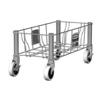 Modellbeispiel: Trolley/Fahrwagen  -Slim Jim Dolly- Rubbermaid  für einen -Slim Jim- Container (Art.