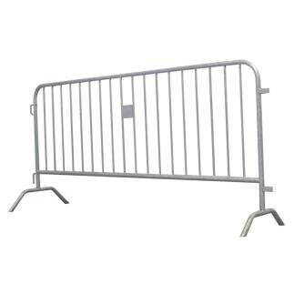 Absperrgitter Typ D 'Rule', Stahl, Länge 2000 oder 2500 mm, wahlweise mit integrierter Tastleiste